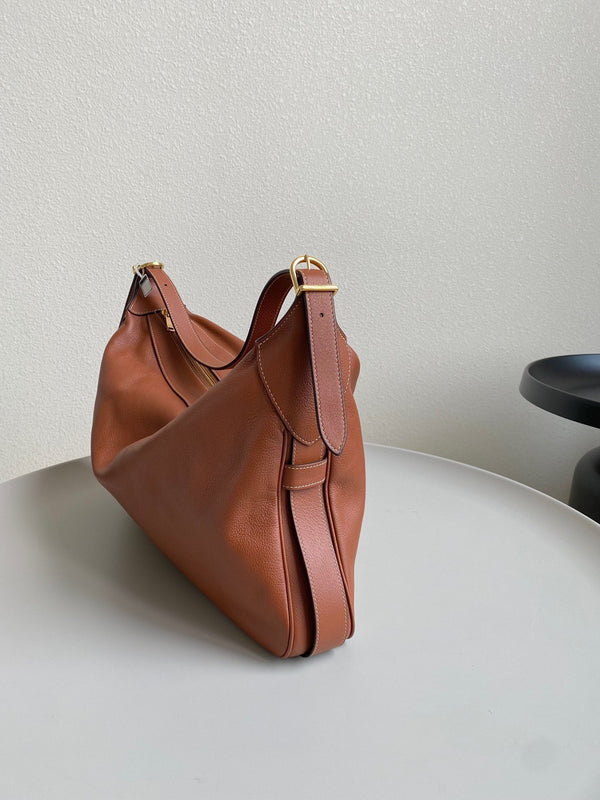 BORSA SOTTOASCELLO ROMY 43 ARANCIONE RUGGINE IN PELLE DI VITELLO