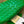 SARDINE 33 WITH CHAIN IN SHAMROCK GREEN LAMBSKIN