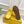 FENDI LOGO SOCK SNEAKER BOOTS IN CORN YELLOW LAMBSKIN