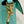 Baguette 27cm Tiffany Blue Lambskin Gold Hardware
