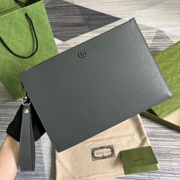 BORSA A MANO GG MARMONT 30 IN PELLE DI VITELLO GRIGIO PENTER