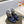 SL TRIBUTE FLATFORM SANDALS GLOSSY NAVY CALFSKIN