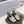 SL TRIBUTE FLATFORM SANDALS SILVER CALFSKIN