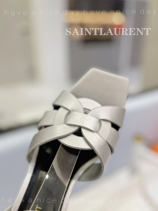 SANDALO SL TRIBUTE IN VITELLO ARGENTO