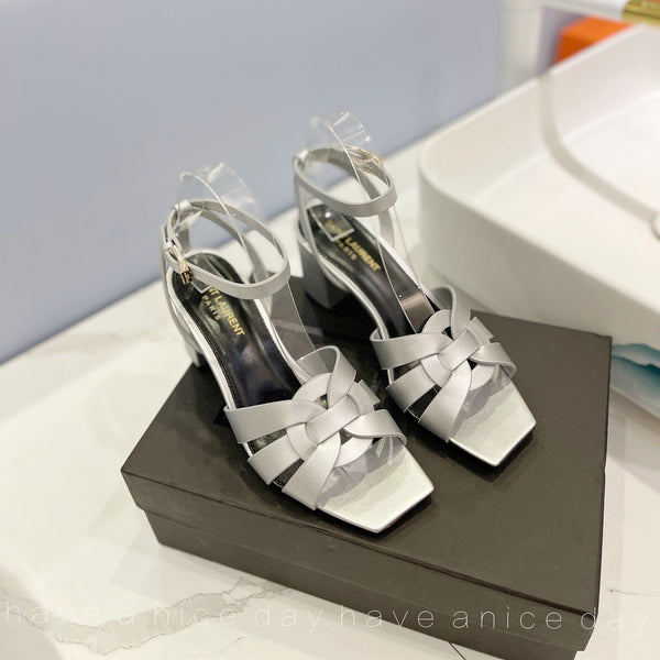 SANDALO SL TRIBUTE IN VITELLO ARGENTO