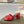 SL TRIBUTE MULES RED CALFSKIN