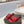 SL TRIBUTE SLIPPERS RED CALFSKIN