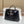 HM 25s Mini Kelly 19 Cm Black Embossed Crocodile Silver Hardware
