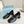 Prad 26S 5.5cm Block Heel Loafers Black Leather 147123