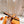 0RAN SANDAL BRIGHT ORANGE LAMBSKIN ATTACH CRYSTALS