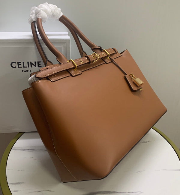 BORSA CONTI 36 IN VITELLO MARRONE BRONZO FERRAMENTA ORO