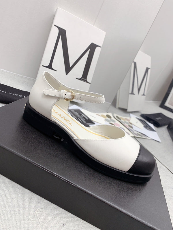 CC 26s Mary Janes Lambskin Grosgrain