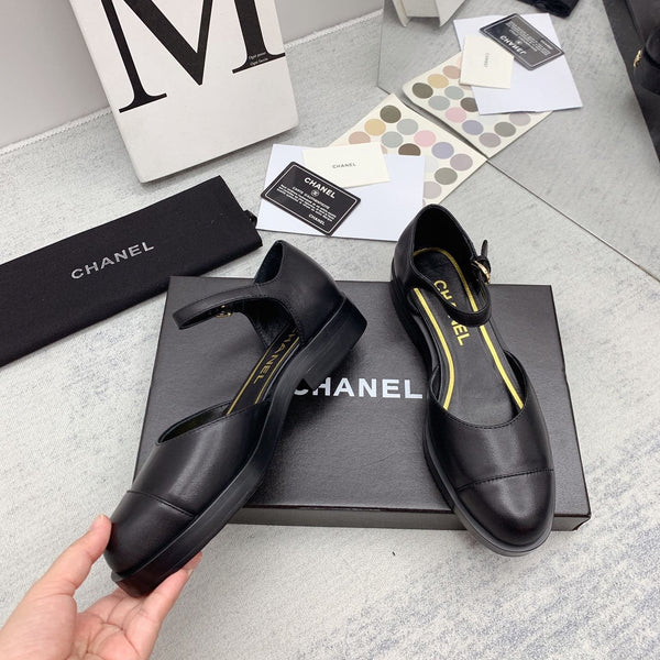 CC 26s Mary Janes Lambskin Grosgrain