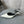 cl kitten with strap 45 white lizard stamped calfskin