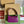 APHRODITE MINI 21 SHOULDER BAG IN VIOLET PURPLE CALFSKIN