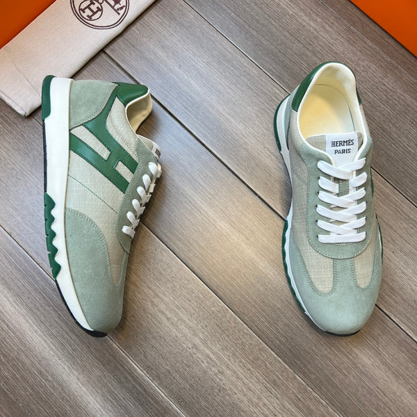 SNEAKER HM TRAIL IN TELA GRIGIO CHIARO E PIETRA