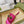GG SPARKLE CRYSTAL SLIDE SANDAL METALLIC PINK CALFSKIN