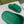 GG Lide Sandal With Interlocking Green Rubber 788123
