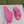 GG Lide Sandal With Interlocking Hot Pink Rubber 788128
