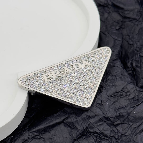 Prada Brooch Silver 172371