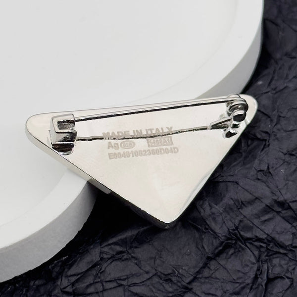 Prada Brooch Silver 172371