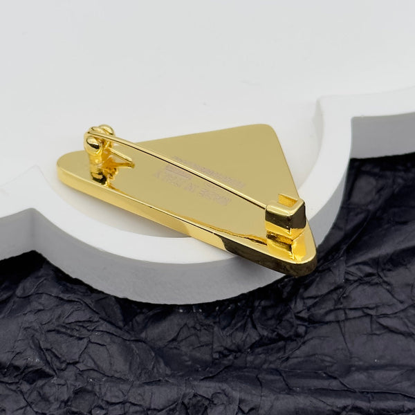 Prada Brooch Gold 172369