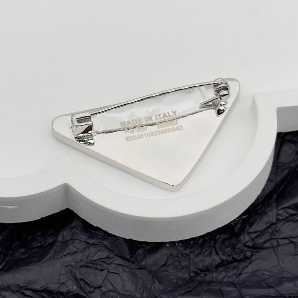 Prada Brooch Sliver 172368