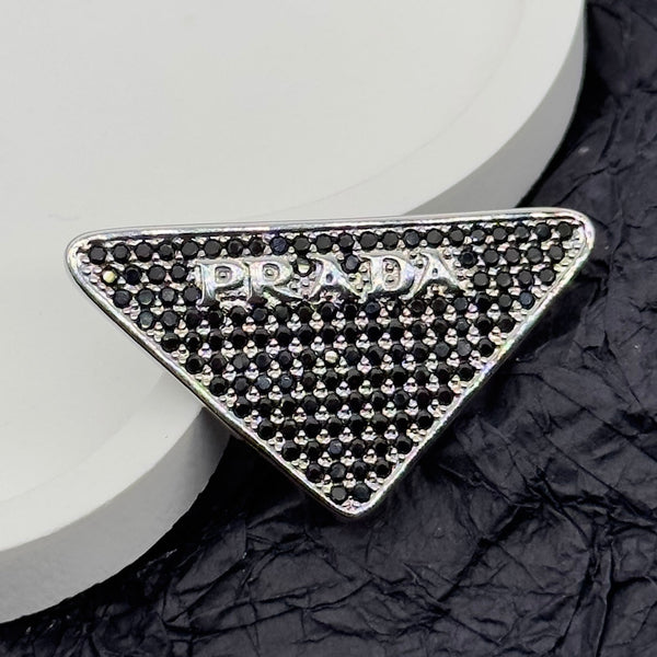 Prada Brooch Sliver 172368