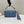 Baguette 27cm Blue Lambskin Gold Hardware