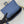 Baguette 27cm Blue Lambskin Gold Hardware