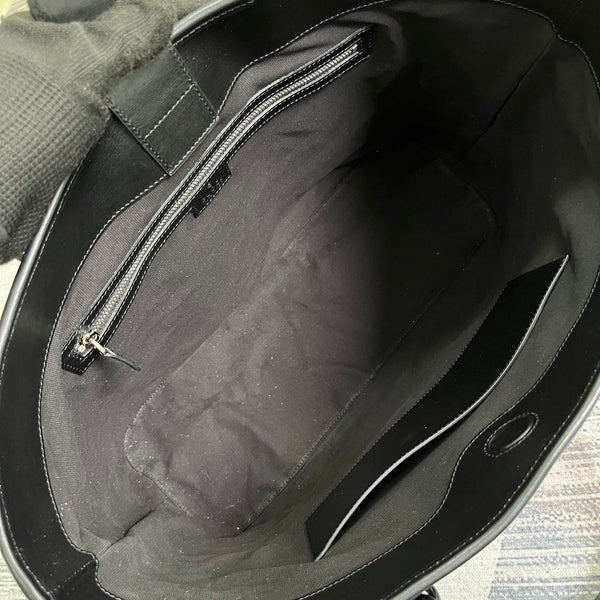 BORSA GG MARMONT GRANDE 38 IN PELLE DI VITELLO NERA