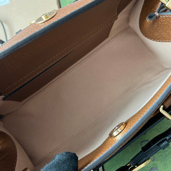 Gucci Diana Bamboo Bag Brown Calfskin 240101