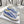 walkn 45 azure blue oblique embroidery canvas