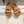 CHLOÉ CROSS STRAP SANDAL IN BRONZE BROWN RUBBER WITH GOLD HARDWARE