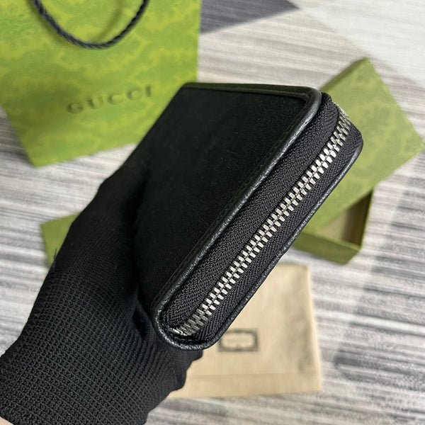 PORTAFOGLIO LUNGO GG 19 IN TELA NERA