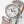 pasha 30mm quartz stainless steel pink dial light brown leather