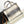 small cabas thai 26 cream black stripe textile
