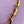 coussin pm 26 cm pelle di vitello stampata monogramma viola 