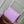 coussin pm 26 cm pelle di vitello stampata monogramma viola 