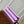 coussin pm 26 cm pelle di vitello stampata monogramma viola 