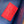 coussin pm 26cm red monogram empreinte calfskin