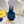 FENDI BAGUETTE MINK MEDIUM-HEELED 45MM IN NAVY BLUE FUR AND LAMBSKIN