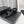 cc dad sandals black grained calfskin enamel logo