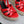 SL TRIBUTE WEDGE SANDALS CRIMSON POLISHED CALFSKIN