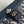 BORSA A MANO MEDIA DA 22 CHIAVI IN JACQUARD OBLIQUO BLU