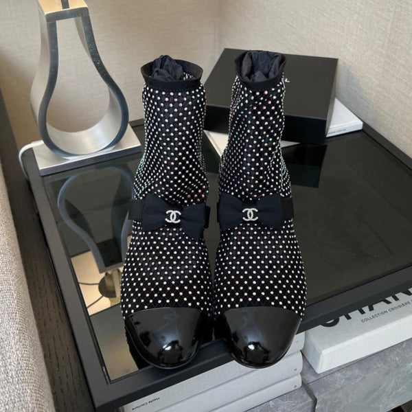 Stivaletto CC Glitter Nero