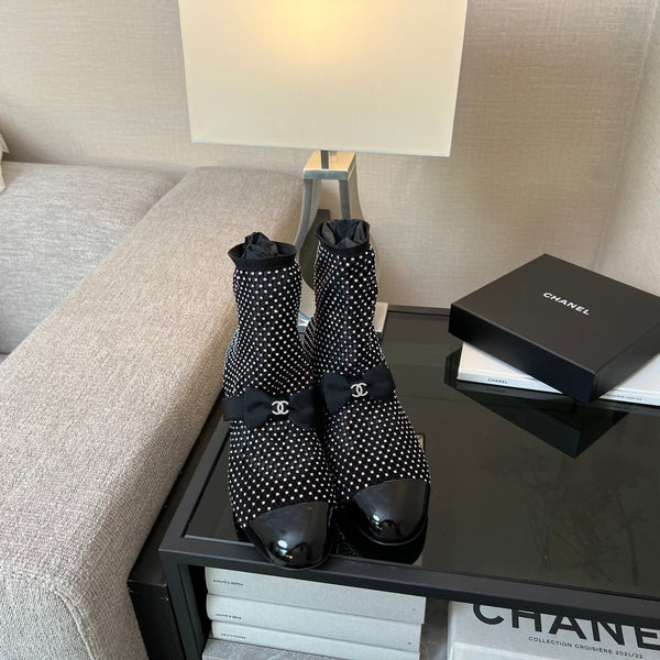 Stivaletto CC Glitter Nero