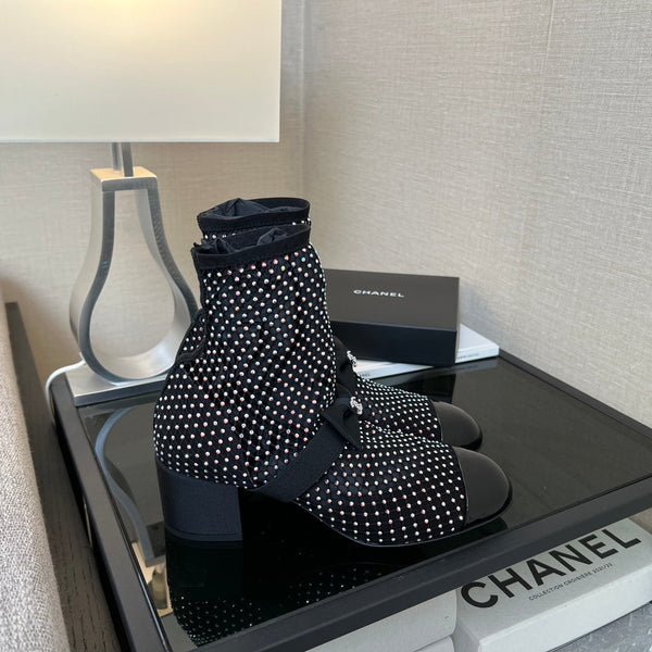 Stivaletto CC Glitter Nero