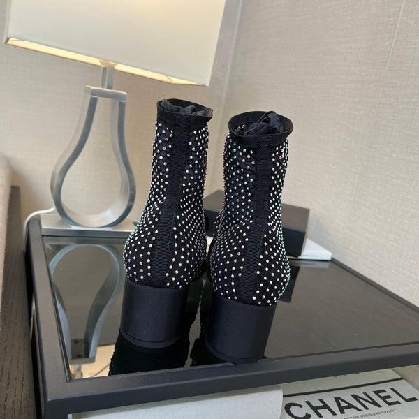 Stivaletto CC Glitter Nero