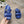 cd dioract dad sandal mule blue lambskin